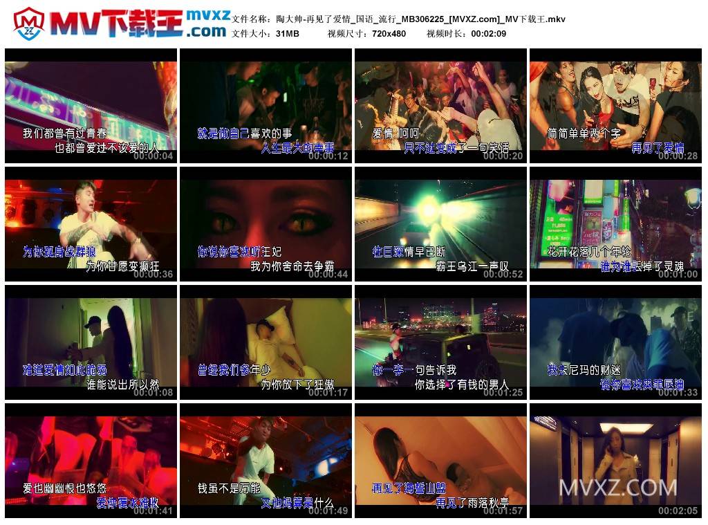 陶大帅-再见了爱情_国语_流行_MB306225